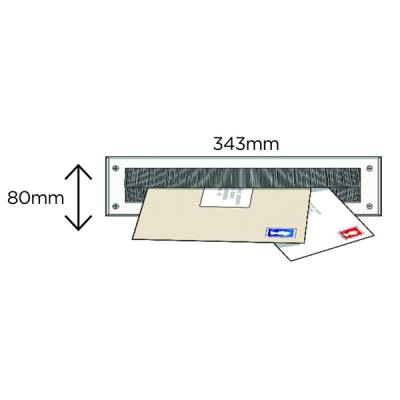 Exitex Internal Letterbox With Brush