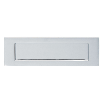 Carlisle Letter Plate 257 x 81mm - Satin Chrome