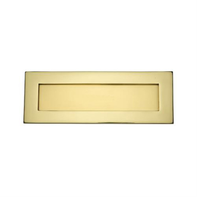 Letter Plate 355mm x 124mm - Polished Brass