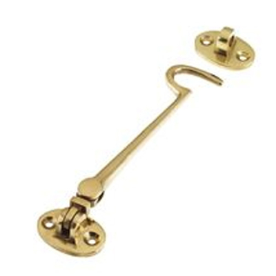 Cabin Hook 6Inch - Polished Brass