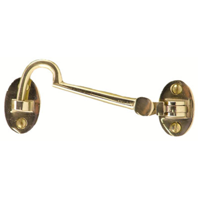 Cabin Hook 8Inch - Polished Brass