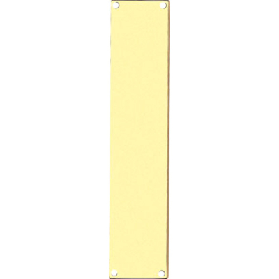 Finger Plate 305mm x 76mm - Polished Brass