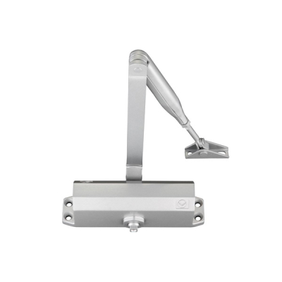 Overhead Door Closer - Satin Chrome