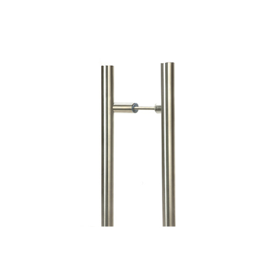 1.8m Offset T Bar Pull Handle B2B 32mm Ø - Satin SS (316)