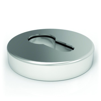 Round Euro Profile Escutcheon 53 x 10mm - Satin SS (Grade 316)