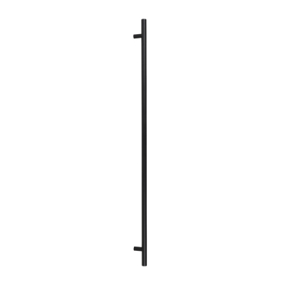 1.5m T Bar Pull Handle Secret Fix 32mm Ø - Matt Black SS (316)