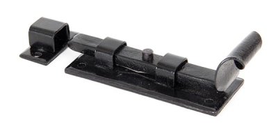 Black Straight Door Bolt