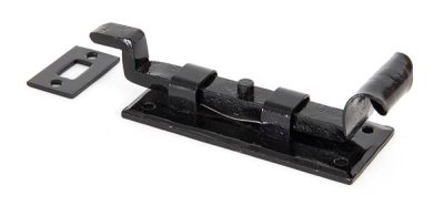Black Cranked Door Bolt
