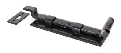 Black Cranked Door Bolt