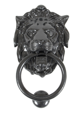 Black Lion's Head Door Knocker