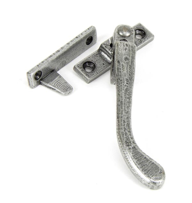 Pewter Patina Night-Vent Locking Peardrop Fastener