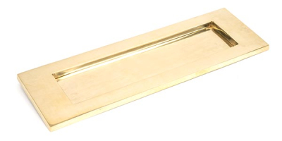 Polished Brass Letter Plate