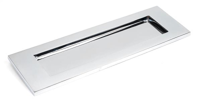 Polished Chrome Letter Plate