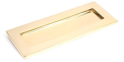 Polished Brass Letter Plate