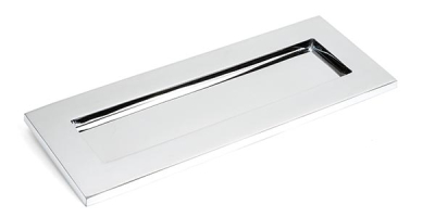 Polished Chrome Letter Plate