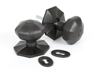 Beeswax Octagonal Mortice/Rim Knob Set