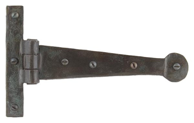 Beeswax Penny End T Hinge (pair)