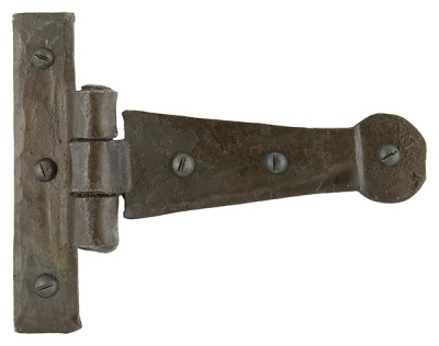Beeswax Penny End T Hinge (pair)