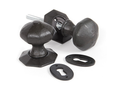 Beeswax Octagonal Mortice/Rim Knob Set