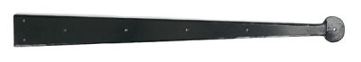 Black Penny End Hinge Front (pair)