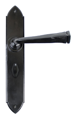 Black Gothic Lever Bathroom Set