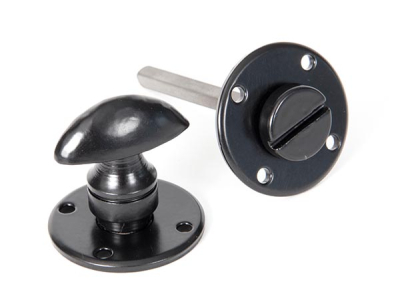 Black Round Thumbturn Set