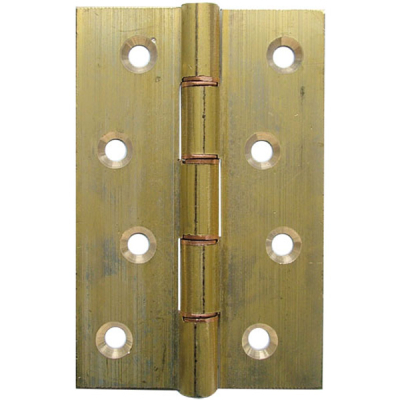 4Inch DPBW Butt Hinge (Pair) - Brass Self Coloured