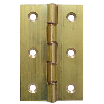 3Inch DPBW Butt Hinge (Pair) - Brass Self Coloured