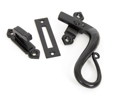 Black Locking Shepherd's Crook Fastener