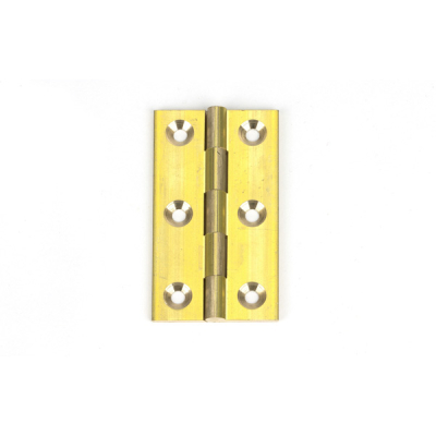 Simonswerk Unwashed Butt Hinge 2.5Inch inc Screws (Pair) - Brass Self Colour