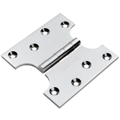 4Inch x 2Inch x 4Inch Parliament Hinge (Pair) - Polished Chrome
