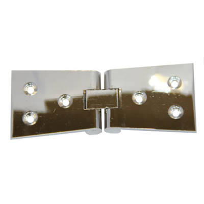 4Inch Counter Flap Hinge (Pair) - Polished Chrome