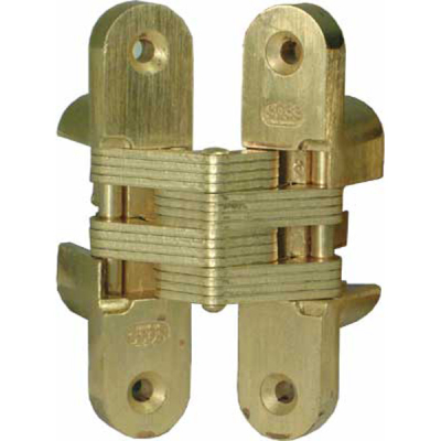 Soss Hinge 216, for 35-38mm Doors (Pair) - Brass Plated