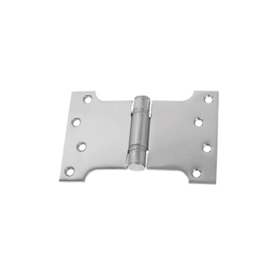 4Inch x 4Inch x 6Inch Parliament Hinge (Pair) - Satin Stainless Steel