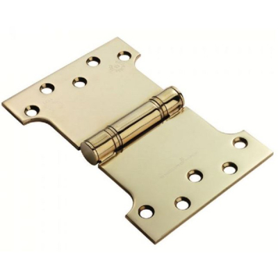 4Inch x 4Inch x 6Inch Parliament Hinge (Pair) - PVD Brass
