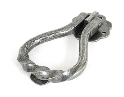 Pewter Patina Pear Shaped Door Knocker