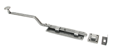 Pewter Patina French Door Bolt