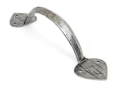 Pewter Patina Gothic D Handle