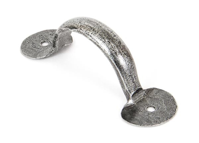 Pewter Patina Bean D Handle