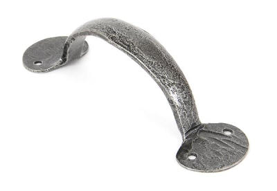 Pewter Patina Bean D Handle
