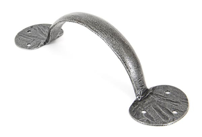 Pewter Patina Bean D Handle