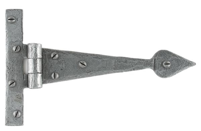 Pewter Patina Arrow Head T Hinge (pair)