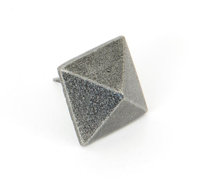 Pewter Patina Pyramid Door Stud