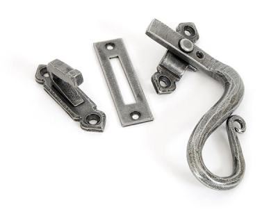 Pewter Patina Locking Shepherd's Crook Fastener