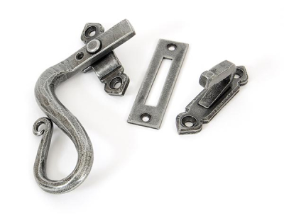 Pewter Patina Locking Shepherd's Crook Fastener