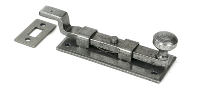Pewter Patina Cranked Knob Bolt