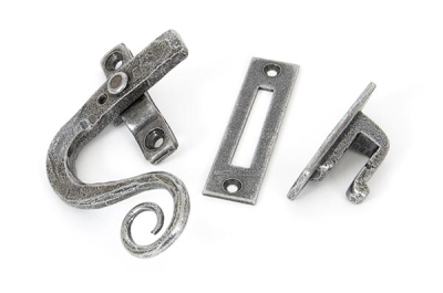 Pewter Patina Locking Monkeytail Fastener