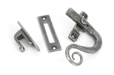 Pewter Patina Locking Monkeytail Fastener