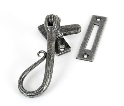 Pewter Patina Shepherd's Crook Fastener