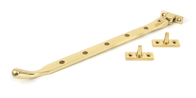Polished Brass Peardrop Stay